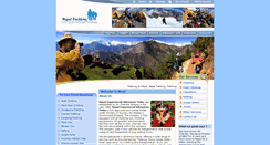 Desktop Screenshot of nepaltrekking.com.np