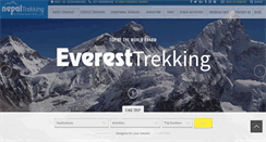 Desktop Screenshot of nepaltrekking.com